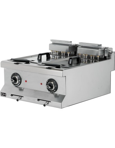 Freidora eléctrica 10 + 10 L EMP6FE020|Hosteleria negocios
