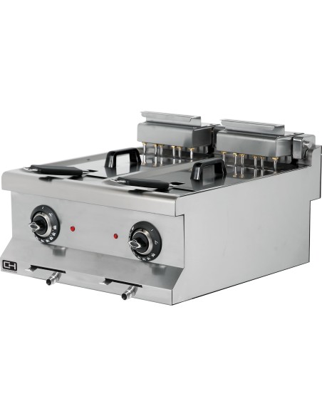 Freidora eléctrica 10 + 10 L EMP6FE020|Hosteleria negocios