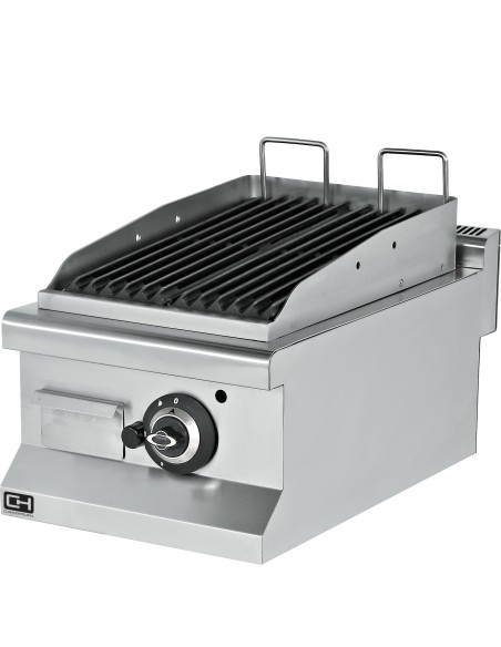 Barbacoa a gas con piedra volcanica EMP6LG010|HosteleriaNegocios