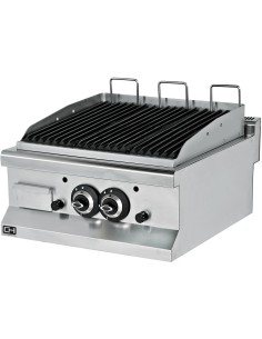 Barbacoa a gas con piedra volcánica  EMP6LG020|HosteleriaNegocios