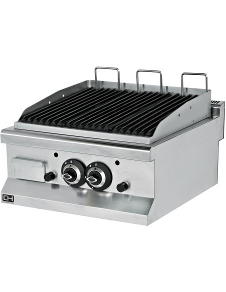 Barbacoa a gas con piedra volcánica  EMP6LG020|HosteleriaNegocios