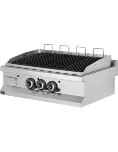Barbacoa a gas con piedra volcánica  EMP6LG030|HosteleriaNegocios