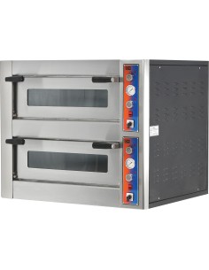 Horno Pizza Eléctrico  6+6 pizzas 30 cm EMP6+6|Hosteleria Negocios