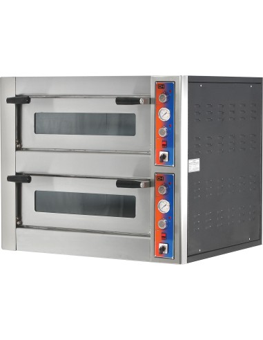 Horno Pizza Eléctrico  6+6 pizzas 30 cm EMP6+6|Hosteleria Negocios