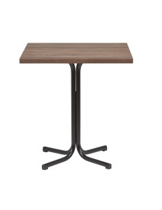 Mesa  Interior con Tablero de Melamina Nogal MERIDA NOG|Hosteleria negocios