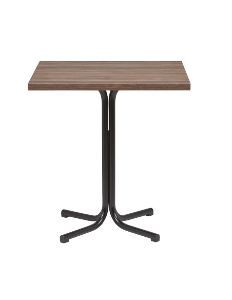 Mesa  Interior con Tablero de Melamina Nogal MERIDA NOG|Hosteleria negocios