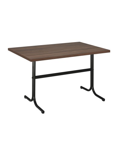 Mesa Interior Tablero de Melamina Nogal Plasencia NOG|Hosteleria negocios