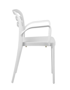 Sillón de Terraza Blanco BAQUERIA 2 BLA|Hosteleria negocios