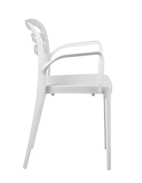 Sillón de Terraza Blanco BAQUERIA 2 BLA|Hosteleria negocios