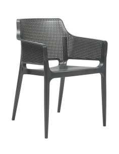 Sillón de Terraza color Antracita BOOMERANG ANT|Hosteleria negocios