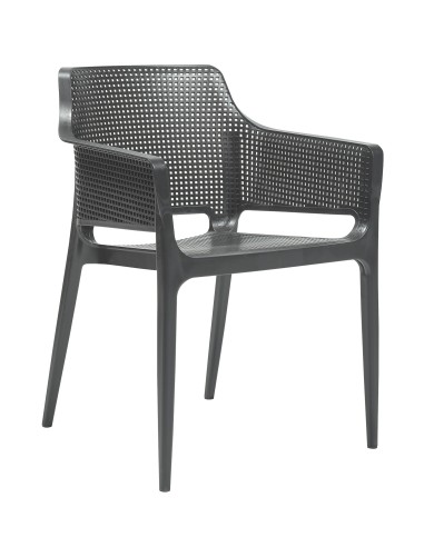 Sillón de Terraza color Antracita BOOMERANG ANT|Hosteleria negocios