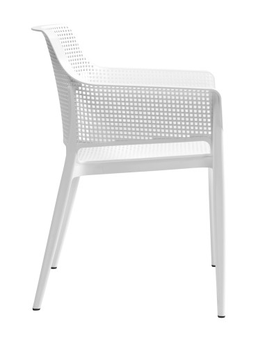 Sillón de Terraza Blanco BOOMERANG BLA|Hosteleria negocios