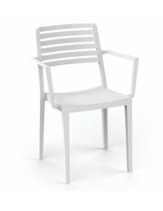 Sillón de Terraza Blanco ROW 2 BLA|Hosteleria negocios