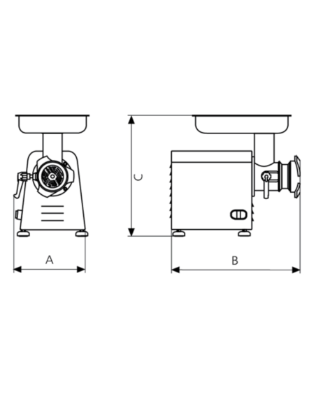 EDENOX Picadora de carne PI-12