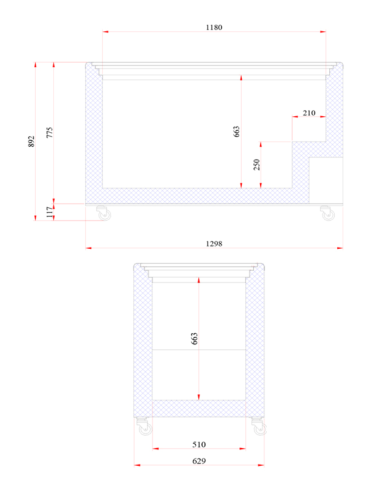 Congelador Cristal Edenox NLFG-385 | Hostelería Negocios