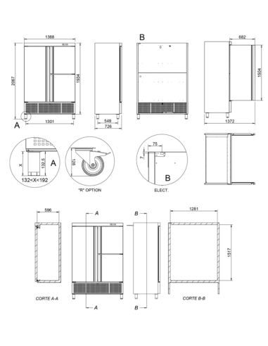 Armario Refrigerado APS-1404 HC Edenox| Hosteleria Negocios