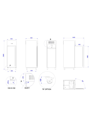 Armario Refrigerado APG-711 HCPC EDENOX|Hosteleria Negocios