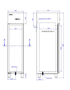 Armario Refrigerado APG-511 HC EDENOX 2