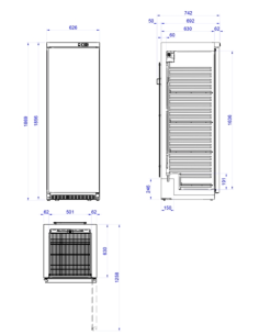 Armario Refrigerado APS-451-C EDENOX 2