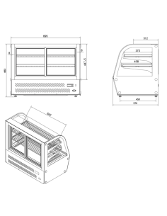 EDENOX Vitrina Expositora VERS-120 HC 2