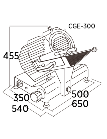 EDENOX Cortadora Profesional CGE-300