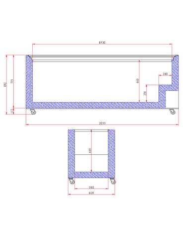 Arcon Congelador NLFG-670 EDENOX|Hosteleria Negocio