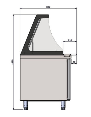 Mesa Refrigerada de  Preparación PC80-150-15 CORECO