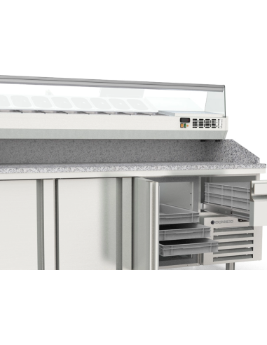 Mesa Refrigerada Pizza Coreco MR Gama 800 40x60 | Hostelería Negocios