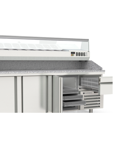Mesa Refrigerada Pizza Coreco  MR80-210 | Hostelería Negocios