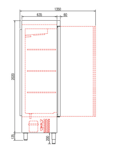 Armario de refrigeración CSR-1302-S CORECO|Hosteleria Negocios 2