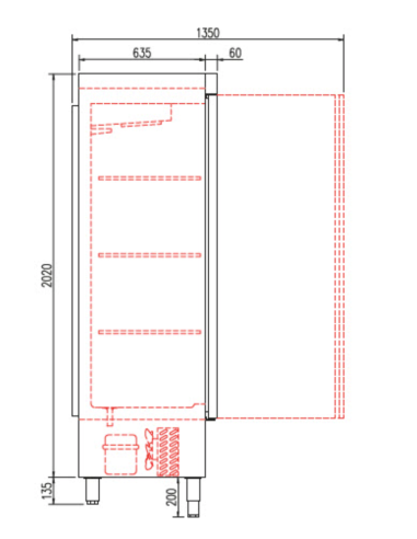 Armario de refrigeración CSR-1302-S CORECO|Hosteleria Negocios