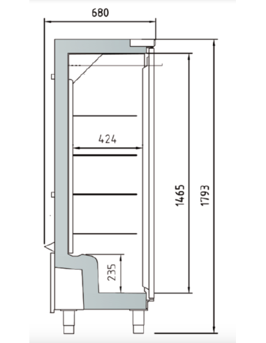 Camara Refrigeradora CBY-460 CORECO|Hosteleria Negocios