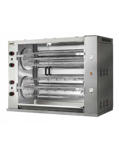 Asador de Pollos a Gas Multirotativo 48 Pollos 8MR MCM