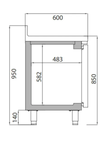 Mesa Refrigerada BMPP 2000 II INFRICO|Hosteleria Negocios