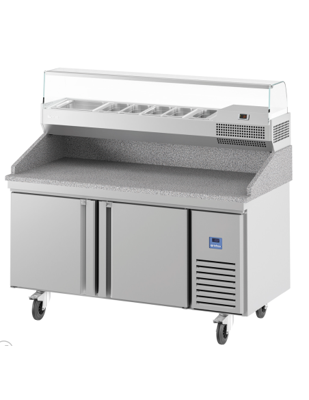 Mesa de Preparación de Pizza Refrigerada MPG 1490  Combo INFRICO