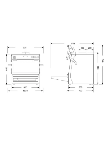 Horno de Brasa 80 Silver ED PIRA|HosteleriaNegocios