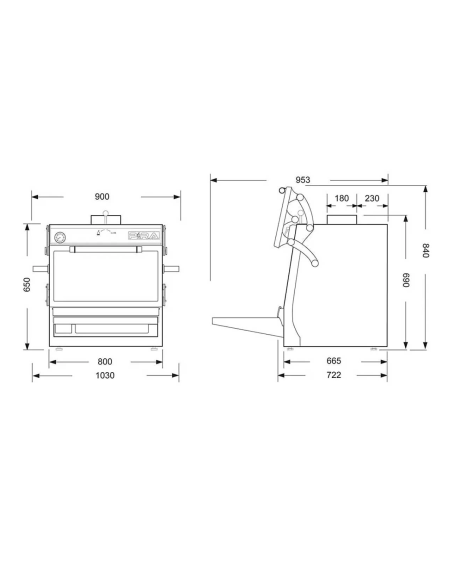 Horno Brasa 80 Silver ED PIRA