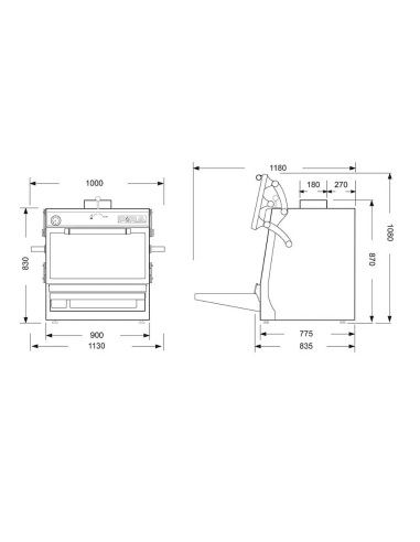 Horno de Brasa 90 Silver ED PIRA|HosteleriaNegocios