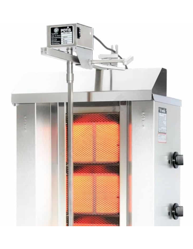 Asador de Kebab a Gas Potis|Hosteleria Negocios