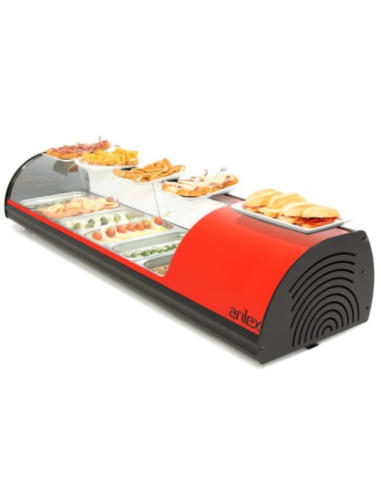 Vitrina Refrigerada Tapas 6VTG-RO ARILEX|Hosteleria Negocios