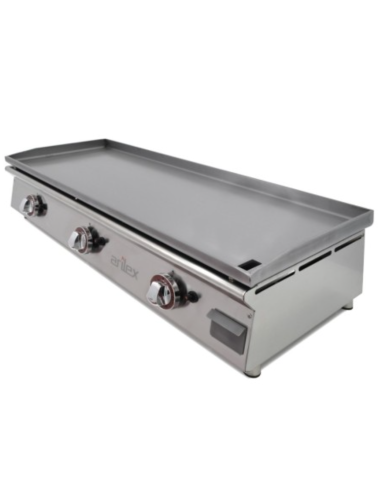 Plancha Gas  de Acero Laminado 100PGLN ARILEX|Hosteleria negocios