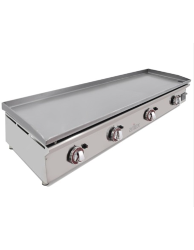 Plancha Gas  de Acero Laminado 120PGLN ARILEX|Hosteleria Negocios