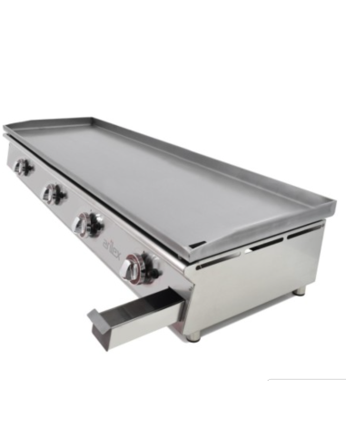 Plancha Gas  de Acero Laminado 120PGLN ARILEX|Hosteleria Negocios