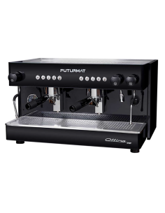Futurmat Ottima Evo 2G, máquina de café profesional de 2 grupos, 11 L, caldera de cobre y diseño elegante. Espresso perfecto con