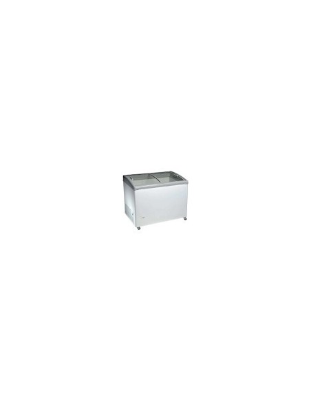 Congelador Horizontal Puerta Vidrio Curvo Corredera de 1063 x670 x900h mm AVEIRO TCHC300N