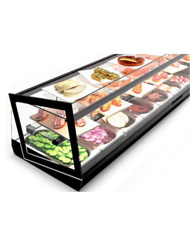 Vitrina Refrigerada de Tapas Kube 4 GN 1/3 VCKB4 SAYL|Hosteleria Negocios