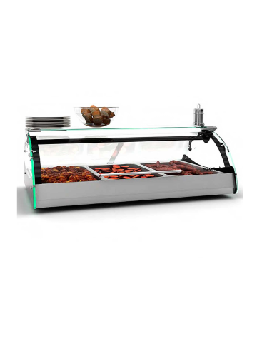 Vitrina Maxi Self Caliente Baño Maria SAYL|Hosteleria Negocios