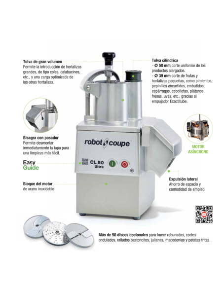 ROBOT COUPE Cortahortalizas CL 50-1V