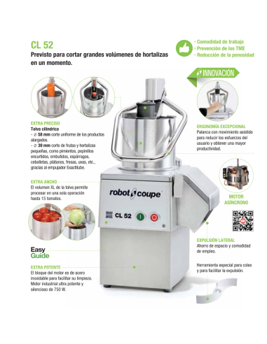 Corta hortalizas Robot Coupe CL 52 1V | Hostelería Negocios