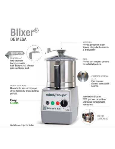Blixer 7 V.V. Robot Coupe – Cutter y Batidora Profesional | Hostelería Negocios